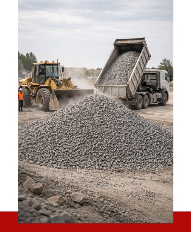 Купить щебень с доставкой в Кулебаках от 2577 руб. | ПРОНЕРУДКлб