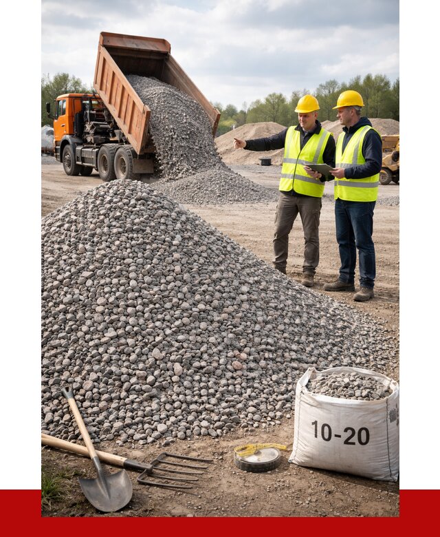 Гранитный щебень фракция 10-20 в Кулебаках от 4329 руб.|ПРОНЕРУДКлб