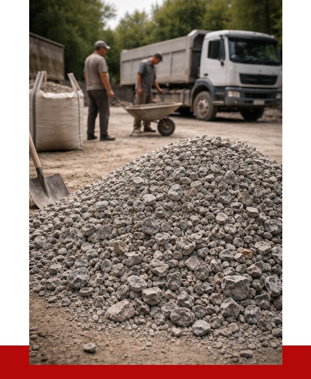 Гранитный щебень фракция 20-40 в Кулебаках от 3298 руб. ПРОНЕРУДКлб