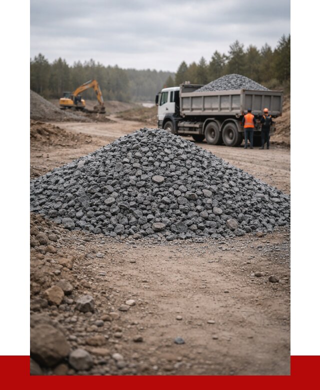 Щебень габбро диабаз фракция 40-70 в Кулебаках от 2267 р-ПРОНЕРУДКлб