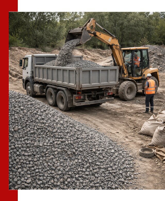 Доставка гравийного щебня в Кулебаках оптом и в розницу