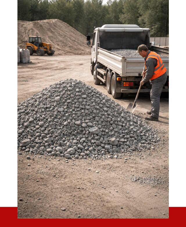 Гравийный щебень фракция 5-10 в Кулебаках от 2267 р. | ПРОНЕРУДКлб