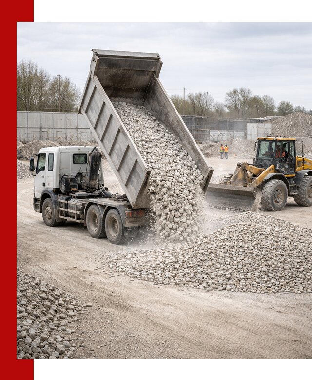 Доставка и продажа известнякового щебня в Кулебаках