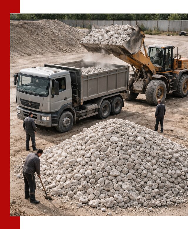 Известняковый щебень фракция 70–150 с доставкой в Кулебаках