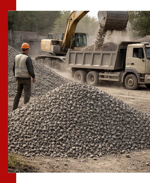 Шлаковый щебень фракция 5-20 с доставкой в Кулебаках