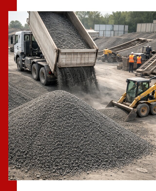 Вторичный щебень фракция 0–5 с доставкой в Кулебаках