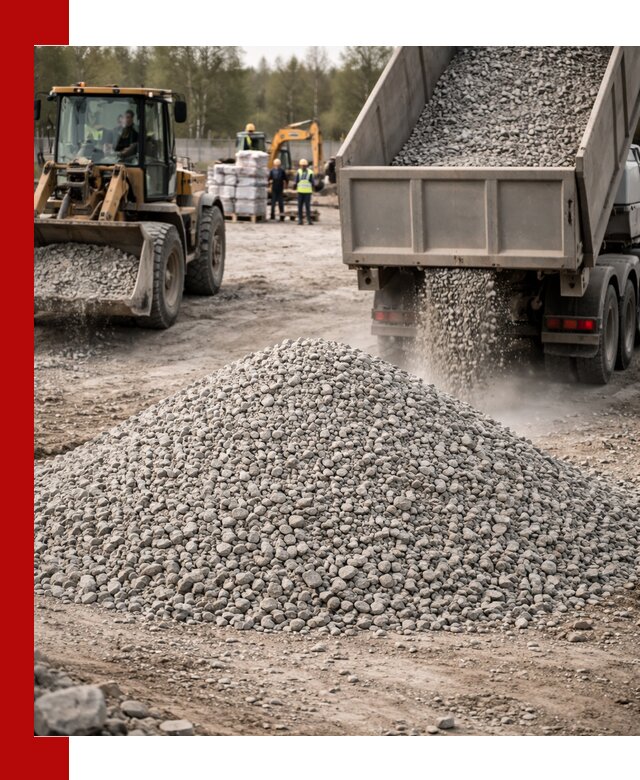 Вторичный щебень фракции 5-20 в Кулебаках — доставка и продажа крупнотоннажно