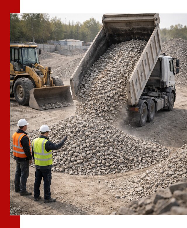 Вторичный щебень фракция 40–70 доставка в Кулебаках