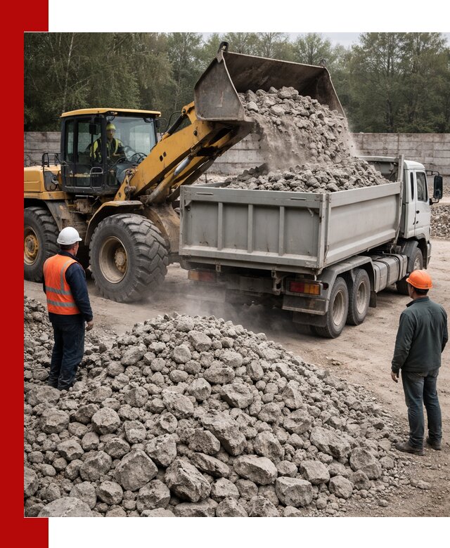 Вторичный щебень фракция 70–150 в Кулебаках с доставкой