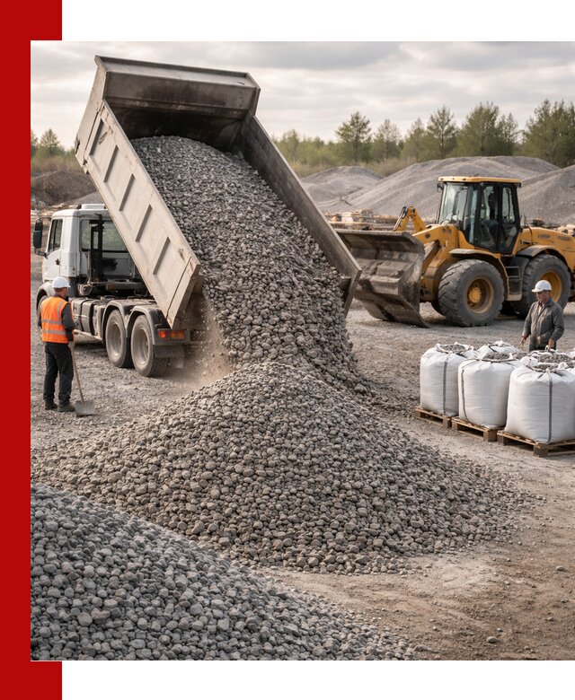 Бетонный щебень фракция 5–20 с доставкой в Кулебаках