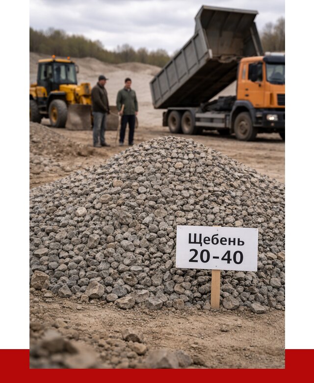 Бетонный щебень фракция 20-40 в Кулебаках от 2525 р. | ПРОНЕРУДКлб