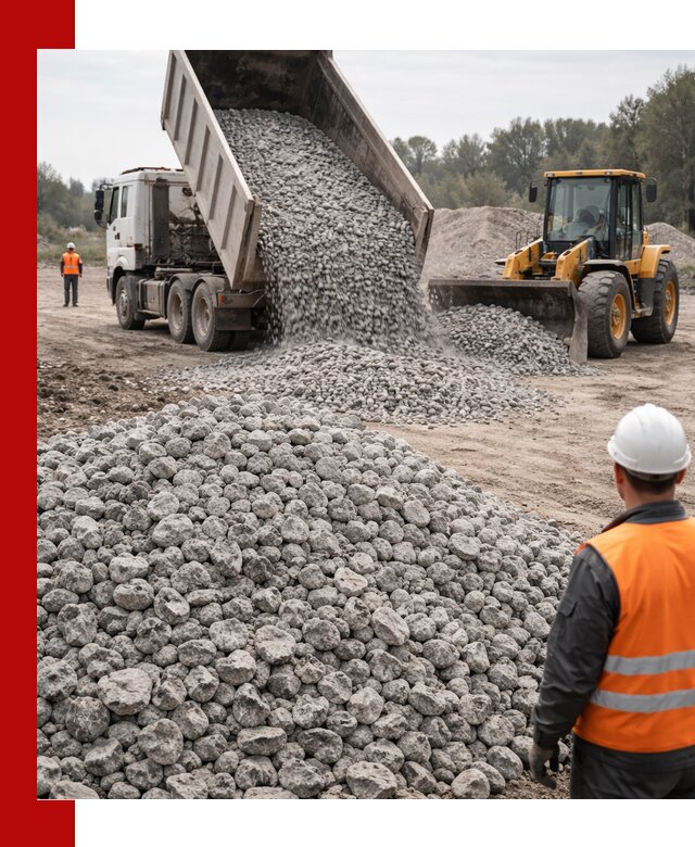 Доставка бетонного щебня фракции 20-40 в Кулебаках