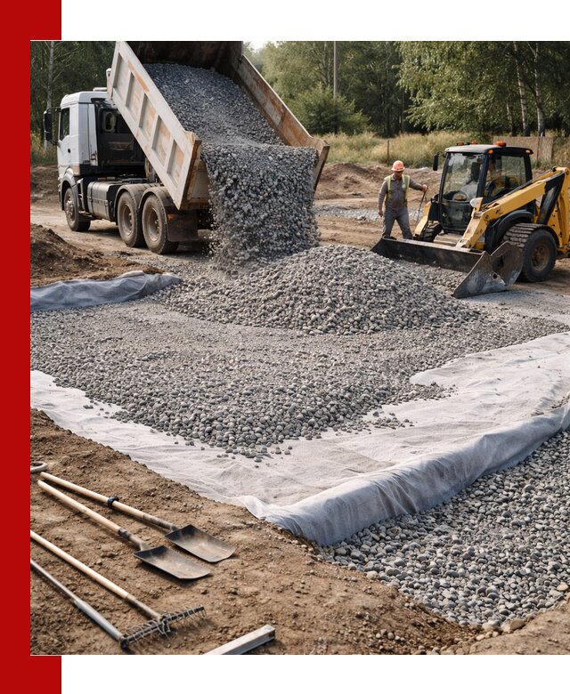 Щебень для фундамента с доставкой в Кулебаках