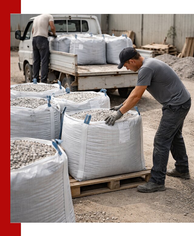 Доставка щебня в мешках по выгодным ценам в Кулебаках