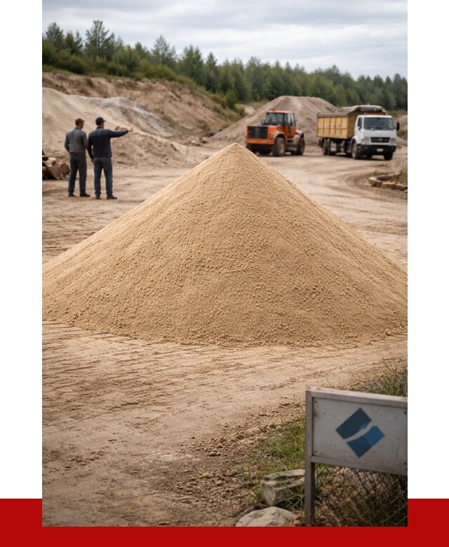 Карьерный песок навалом в Кулебаках от 1855 р. | ПРОНЕРУДКлб