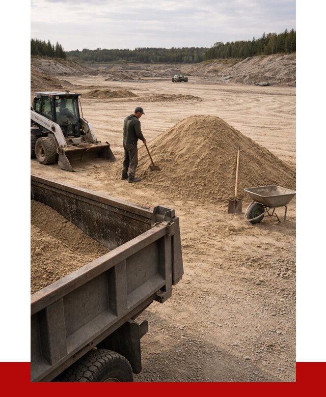 Карьерный песок среднезернистый в Кулебаках, от 2267 р. ПРОНЕРУДКлб