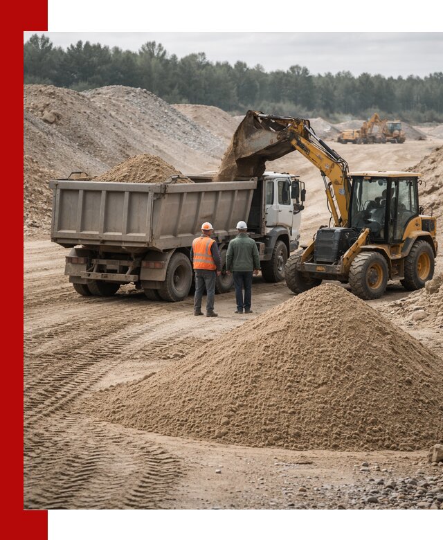 Карьерный среднезернистый песок с доставкой в Кулебаках