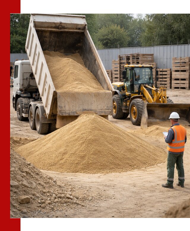 Доставка карьерного мелкозернистого песка в Кулебаках
