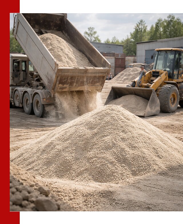 Кварцевый песок с доставкой в Кулебаках для строительных работ