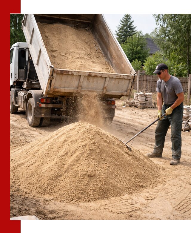 Доставка сухого песка самосвалами в Кулебаках