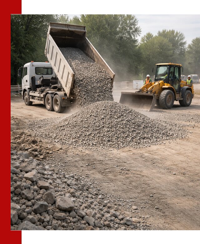 Гравий фракция 5–20 доставка в Кулебаках оптом и в розницу