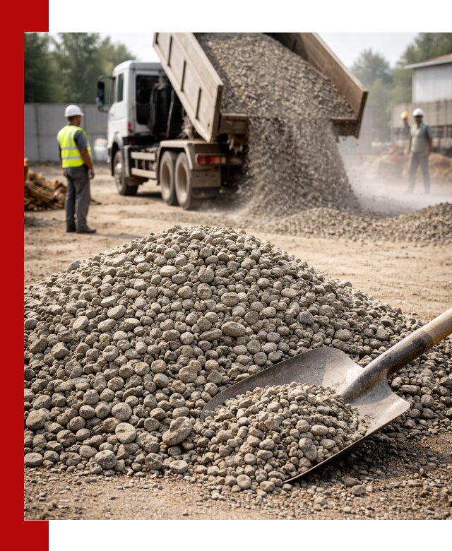 Доставка гравия фракции 20-40 в Кулебаках с самосвалами