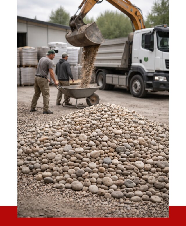 Галька декоративная в Кулебаках от 3298 р. за куб | ПРОНЕРУДКлб