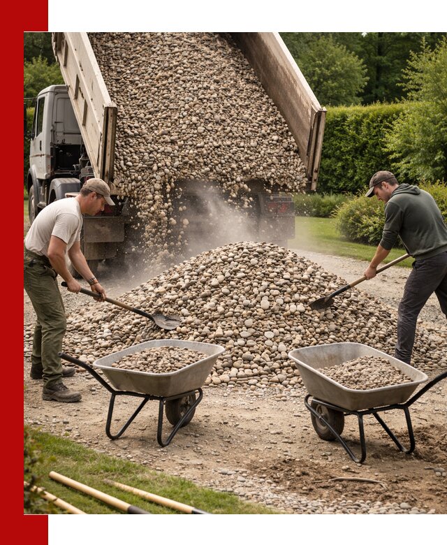 Доставка и продажа декоративной гальки в Кулебаках