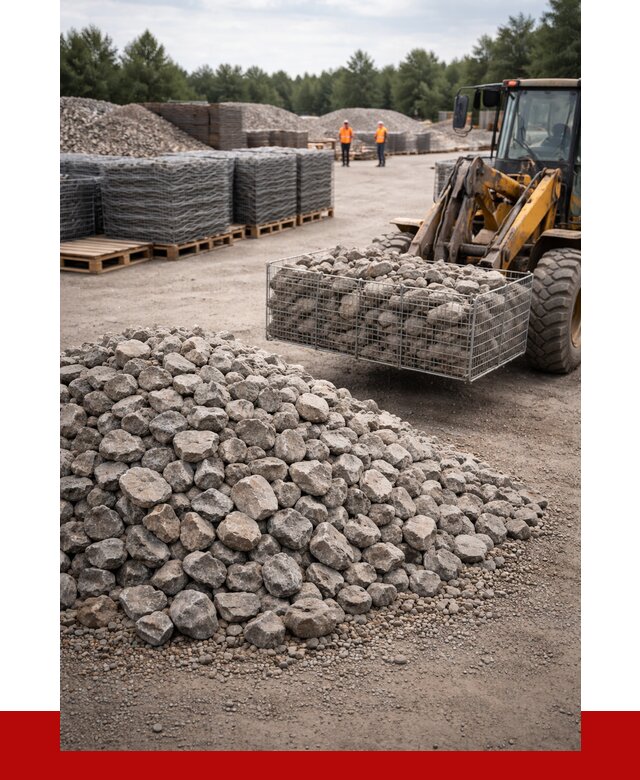 Камень для габионов фракция 70-150 в Кулебаках от 4329 р. | ПРОНЕРУДКлб