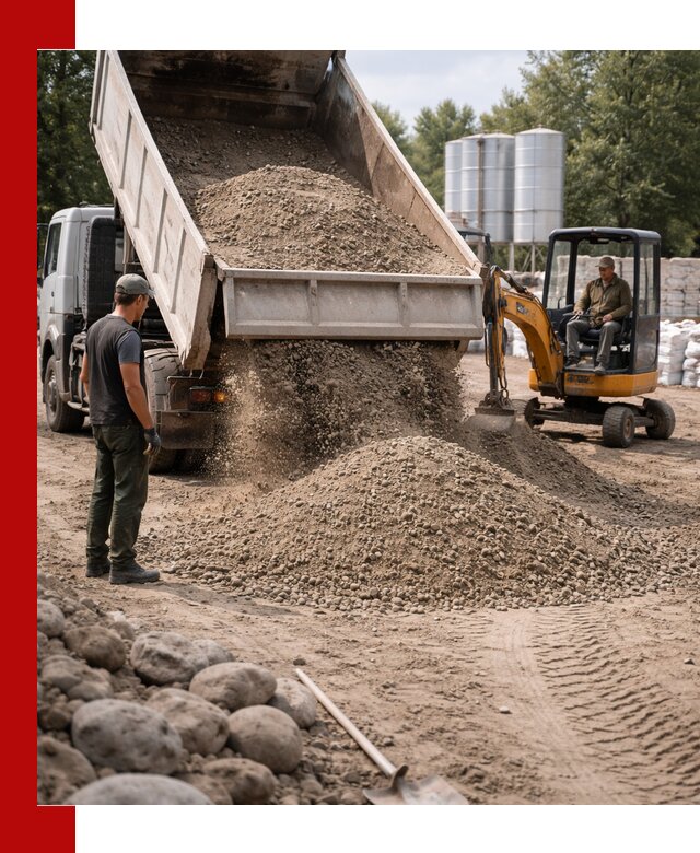 Доставка ПГС С3 в Кулебаках самосвалами и миксерами