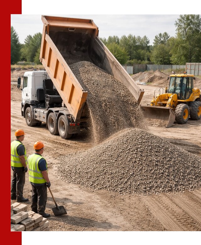 Доставка щебёночно-песчаной смеси ЩПС С7 в Кулебаках