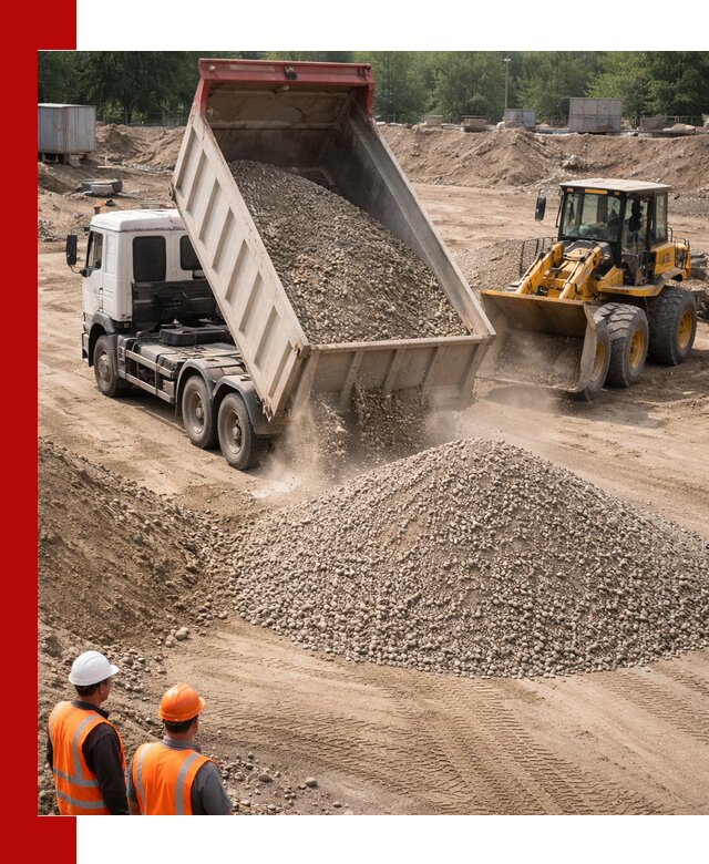 Щебень с песком (ЩГПС С2) с доставкой в Кулебаках