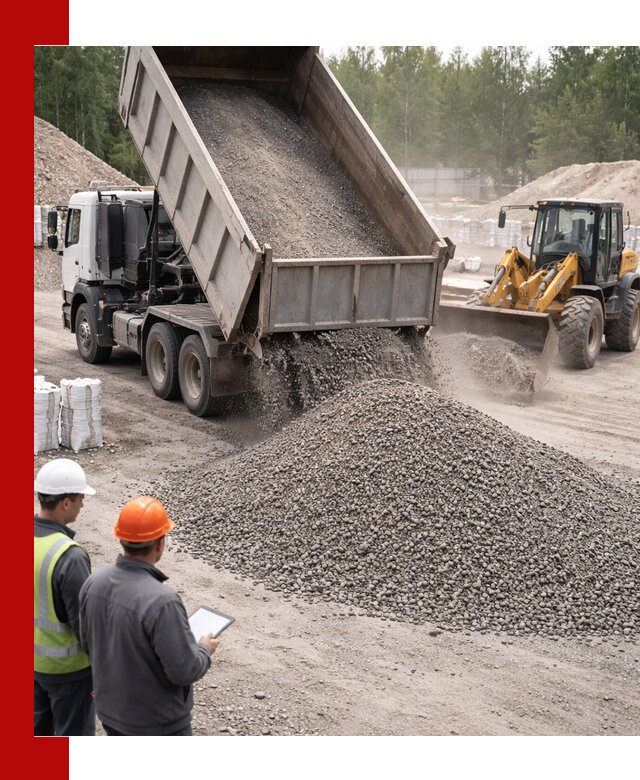 Доставка и продажа гранитного отсева 0-10 в Кулебаках