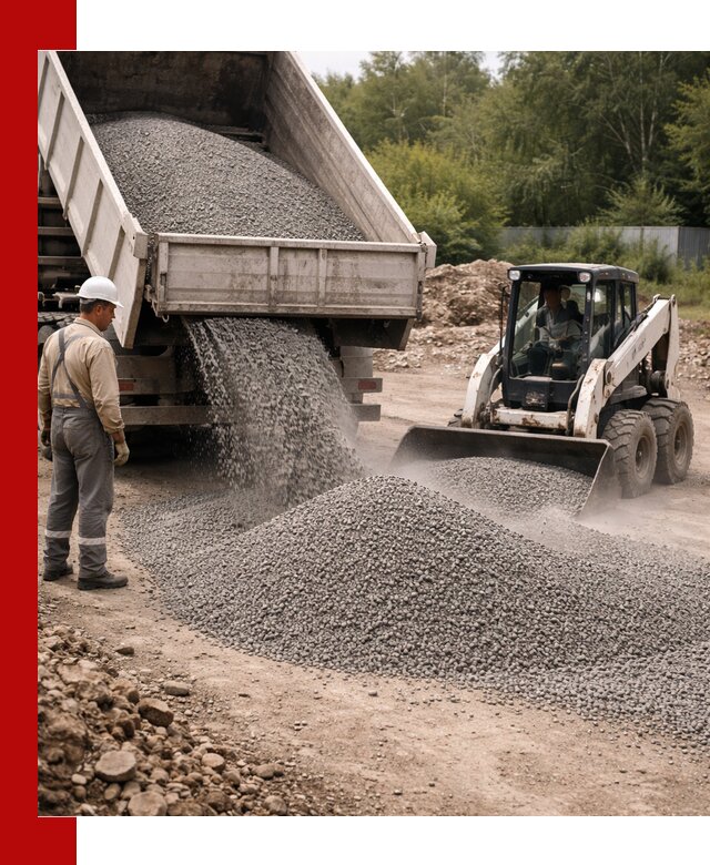 Доставка гравийного отсева 0-5 в Кулебаках оптом и в розницу