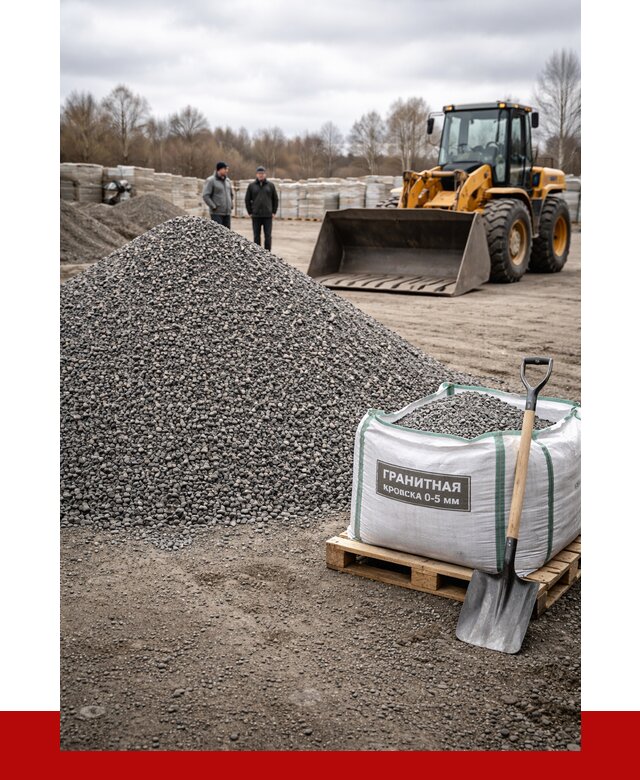 Купить гранитную крошку в Кулебаках от 4947 р. с доставкой | ПРОНЕРУДКлб