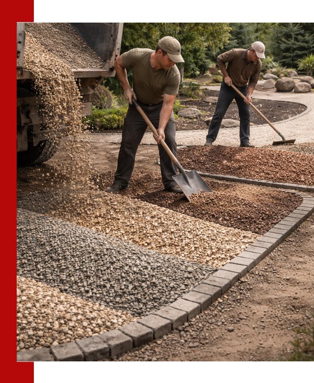 Декоративная крошка для ландшафта в Кулебаках — продажа и доставка