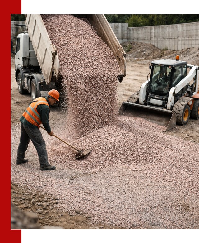 Крошка розовый гранит с доставкой в Кулебаках от производителя