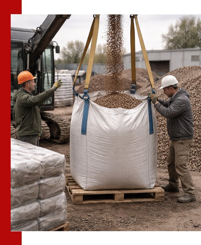 Керамзит в биг-бегах с доставкой в Кулебаках