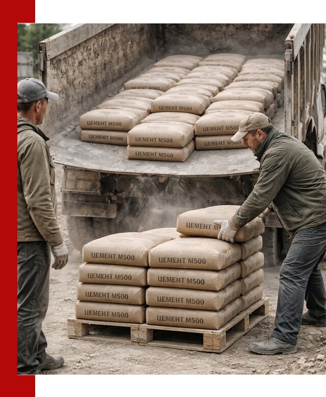 Цемент М500 с доставкой самосвалом в Кулебаках