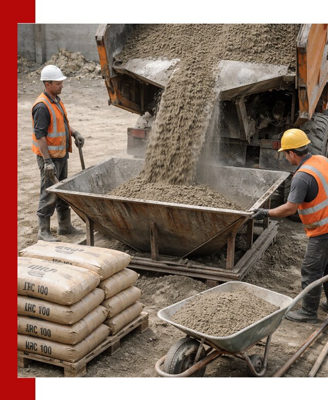 Доставка цементно-песчаной смеси М100 в Кулебаках