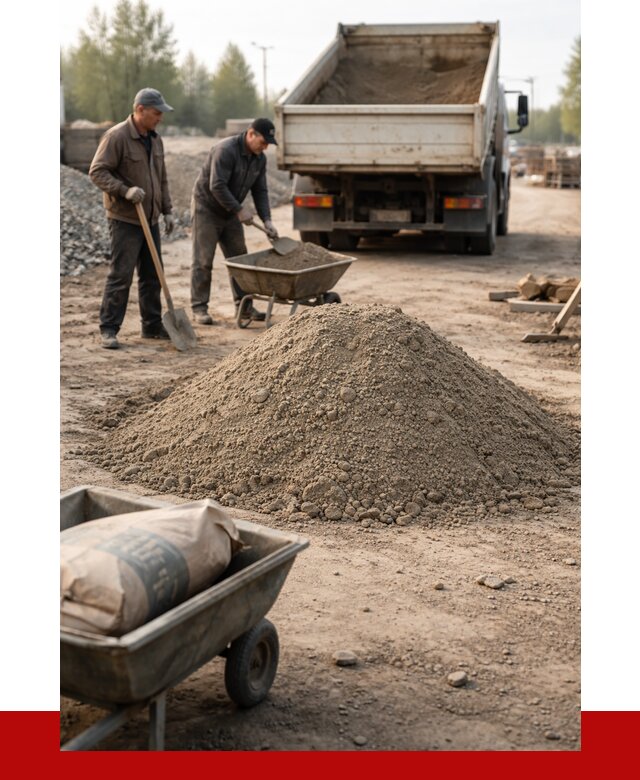 Цементно-песчаная смесь М150 в Кулебаках от 4844 р. | ПРОНЕРУДКлб