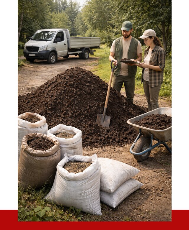 Купить грунт с доставкой в Кулебаках от 4638 р. за м3 | ПРОНЕРУДКлб