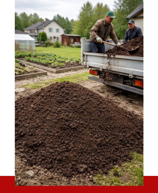 Плодородный грунт в Кулебаках с доставкой от 4329 р. | ПРОНЕРУДКлб