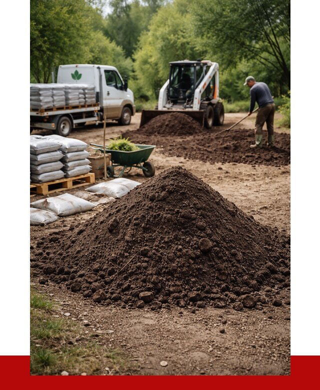 Грунт для озеленения с доставкой в Кулебаках от 1855 р. | ПРОНЕРУДКлб