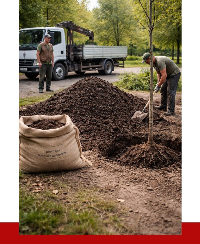 Грунт для посадки деревьев в Кулебаках от 1237 р. | ПРОНЕРУДКлб