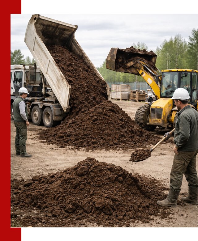 Доставка торфа оптом и в мешках в Кулебаках