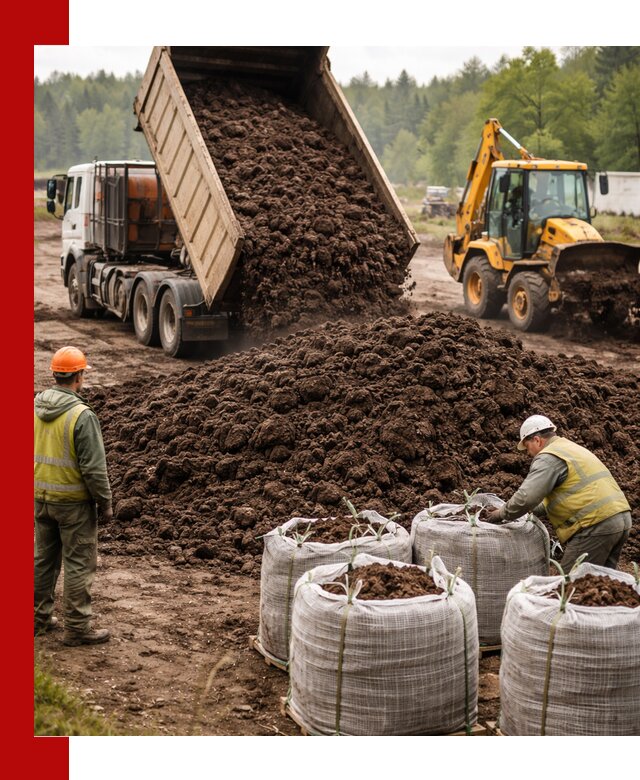 Доставка нейтрального торфа в Кулебаках оптом и в розницу