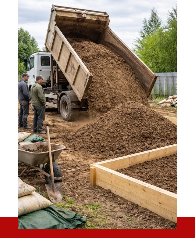 Торфо песчаная смесь в Кулебаках с доставкой от 1907 р. | ПРОНЕРУДКлб