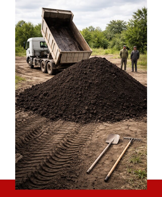 Купить чернозем навалом в Кулебаках от 1237 р. за куб | ПРОНЕРУДКлб