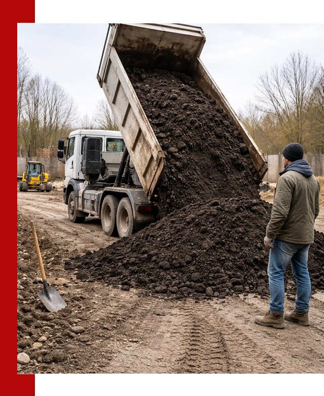 Доставка чернозема навалом в Кулебаках быстро и выгодно